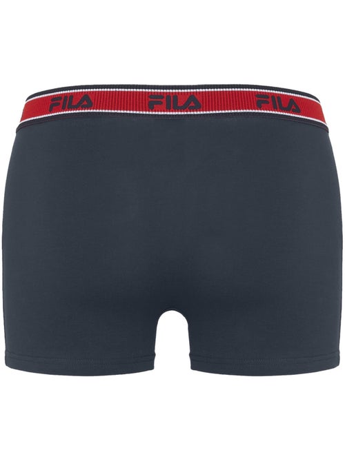 Lot de 3 boxers homme en coton ceinture bicolore fila - Kiabi Lot de 3 boxers homme en coton ceinture bicolore fila - Kiabi