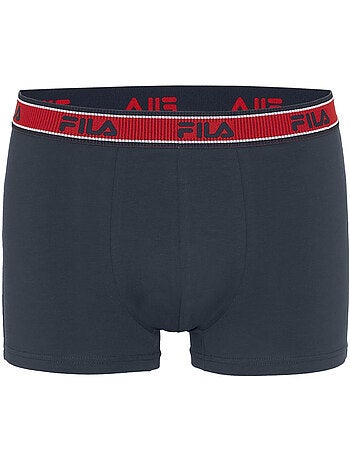 Lot de 3 boxers homme en coton ceinture bicolore fu5333 fila