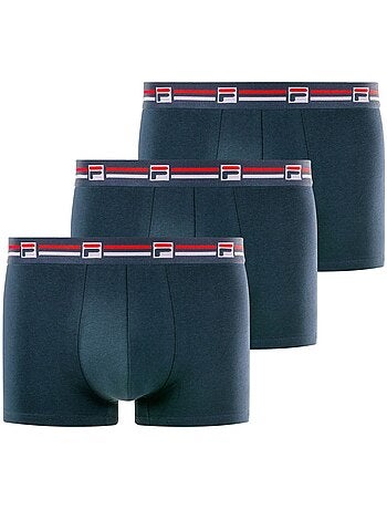 Lot de 3 boxers homme en coton fila