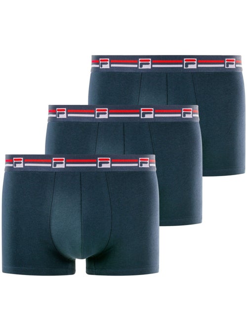 Lot de 3 boxers homme en coton fila - Kiabi