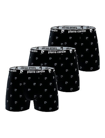 Lot de 3 boxers homme en coton imprimé class pierre cardin