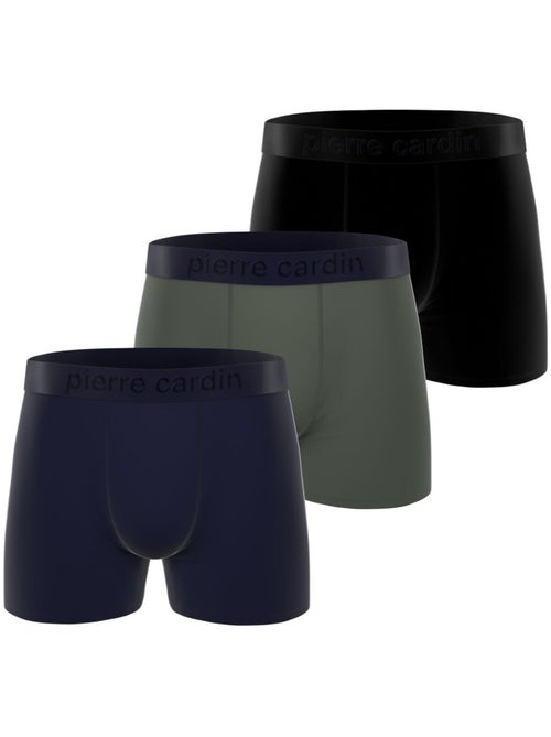 Lot de 3 boxers homme en coton paolo pierre cardin - Kiabi Lot de 3 boxers homme en coton paolo pierre cardin - Kiabi