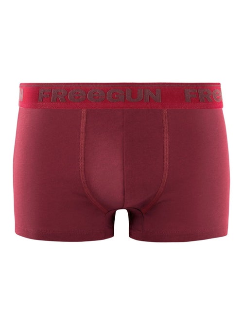Lot de 3 boxers homme en coton signature pablo freegun - Kiabi Lot de 3 boxers homme en coton signature pablo freegun - Kiabi