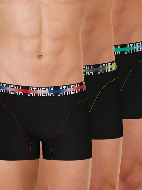 Lot de 3 boxers homme endurance 24h athena - Kiabi Lot de 3 boxers homme endurance 24h athena - Kiabi