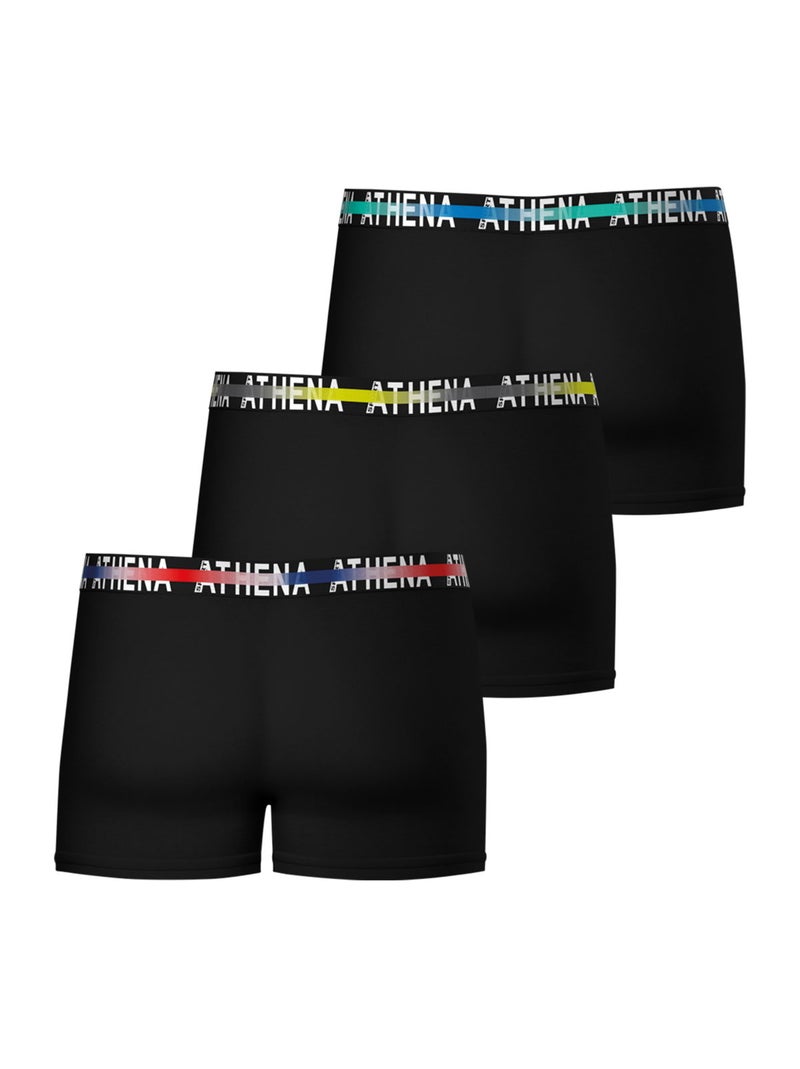 Lot de 3 boxers homme endurance 24h athena Noir - Kiabi