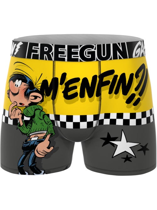 Lot de 3 boxers homme gaston lagaffe freegun - Kiabi Lot de 3 boxers homme gaston lagaffe freegun - Kiabi