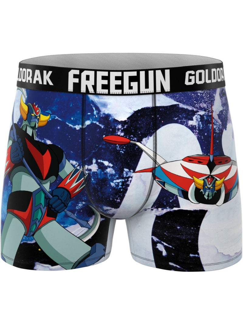 Lot de 3 boxers homme goldorak freegun Orange - Kiabi