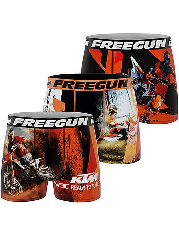 Lot de 3 boxers homme ktm freegun