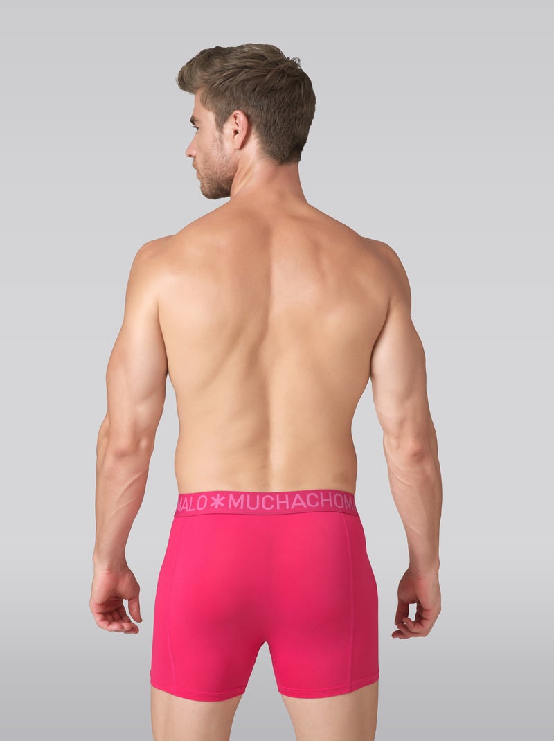 Lot de 3 boxers homme Muchachomalo Bleu Rose - Kiabi