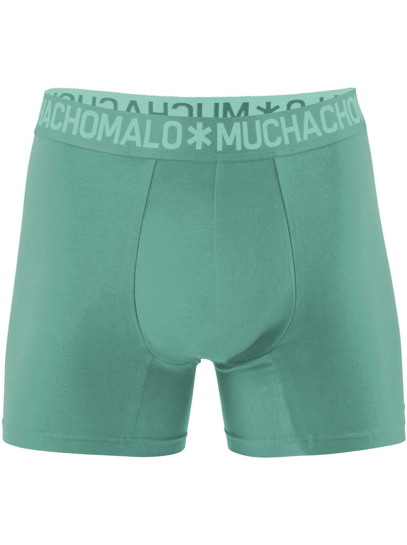 Lot de 3 boxers homme muchachomalo Bleu Vert - Kiabi