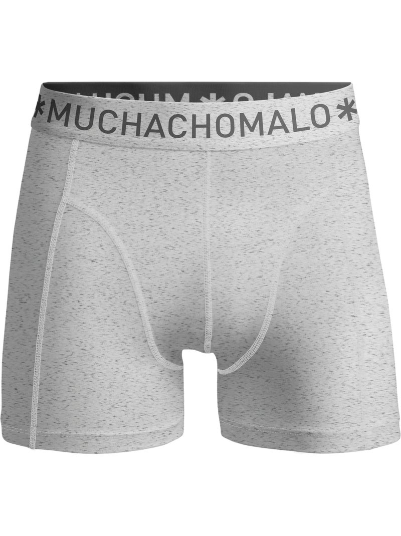 Lot de 3 boxers homme muchachomalo Noir Bleu Gris - Kiabi