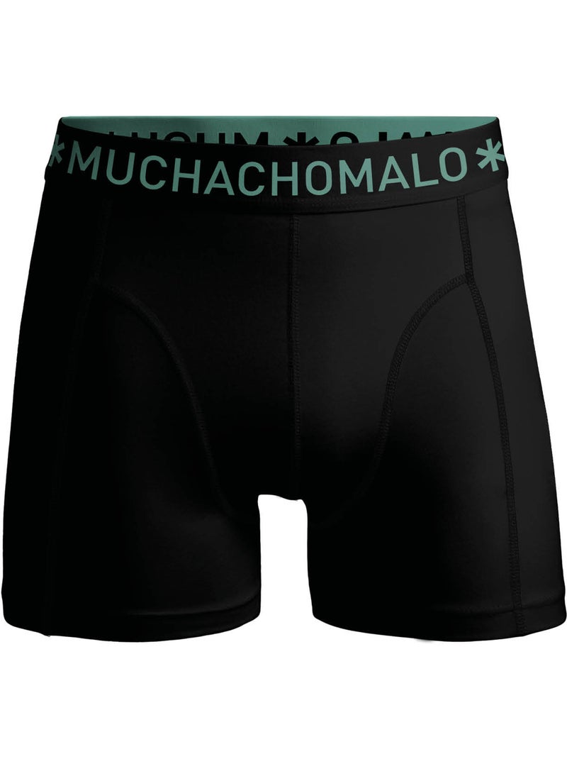 Lot de 3 boxers homme Muchachomalo Noir Vert Noir - Kiabi