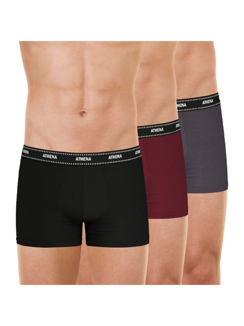 Lot de 3 boxers homme my petit prix athena - Kiabi Lot de 3 boxers homme my petit prix athena - Kiabi