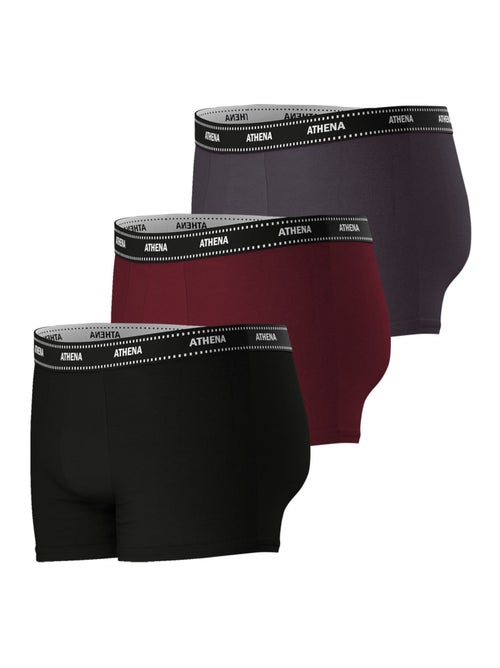Lot de 3 boxers homme my petit prix athena - Kiabi Lot de 3 boxers homme my petit prix athena - Kiabi