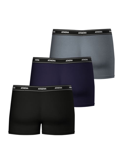 Lot de 3 boxers homme my petit prix athena - Kiabi Lot de 3 boxers homme my petit prix athena - Kiabi