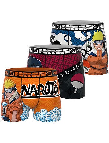 Lot de 3 boxers homme naruto classic freegun