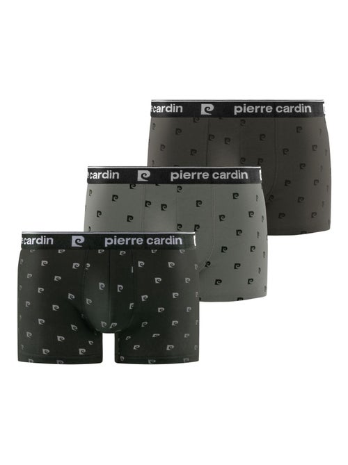 Lot de 3 boxers homme print pierre cardin - Kiabi Lot de 3 boxers homme print pierre cardin - Kiabi