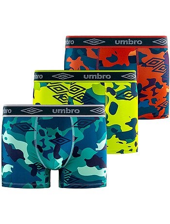 Lot de 3 boxers homme pur kamo umbro