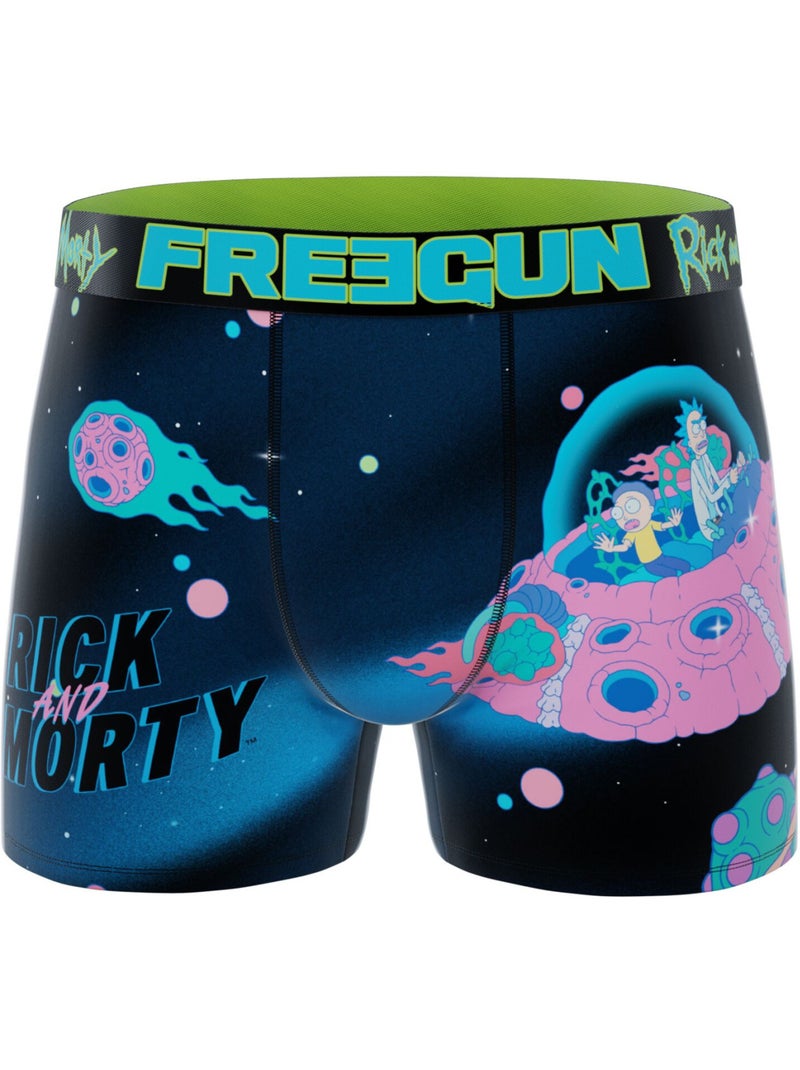 Lot de 3 boxers homme rick and morty freegun Vert - Kiabi