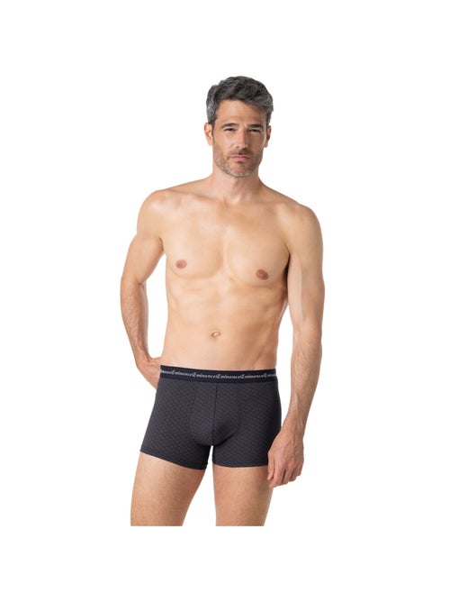 Lot de 3 boxers homme signature eminence - Kiabi Lot de 3 boxers homme signature eminence - Kiabi