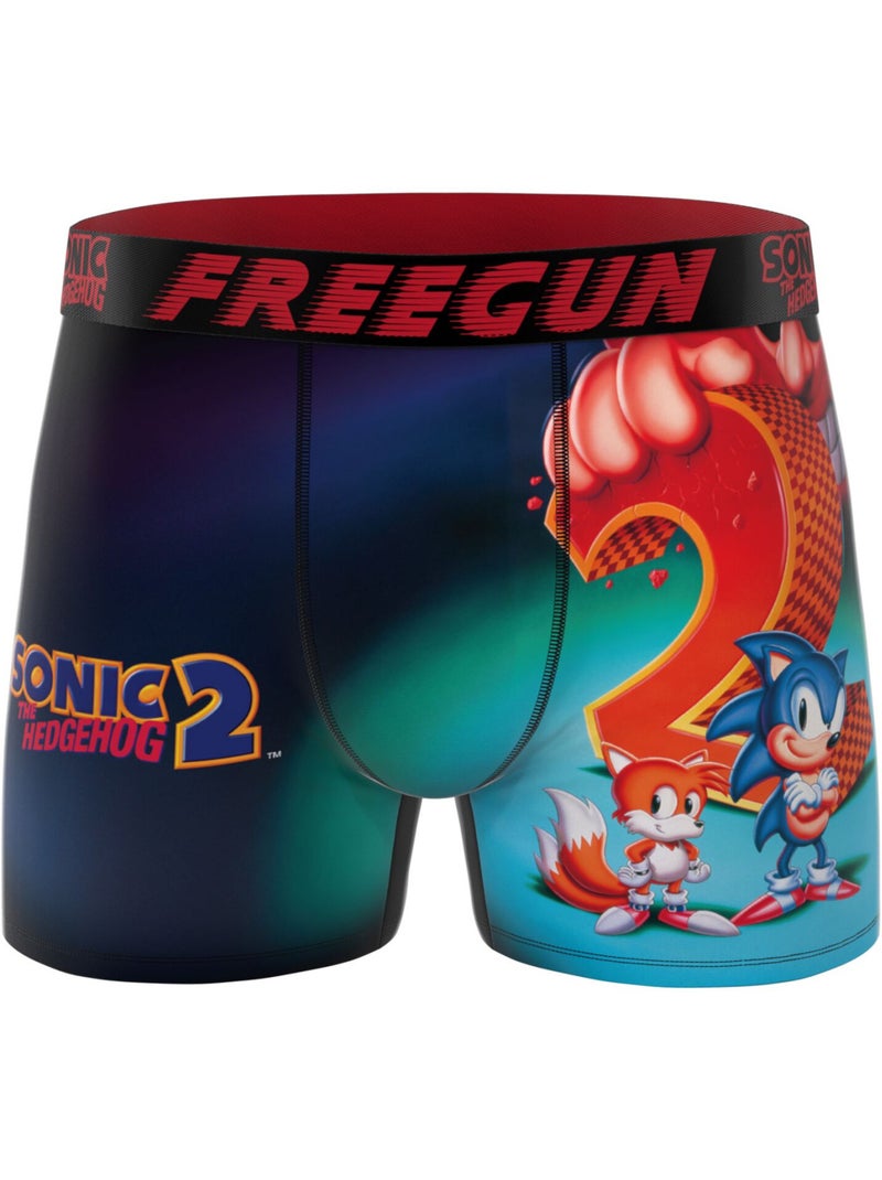 Lot de 3 boxers homme sonic freegun Bleu - Kiabi