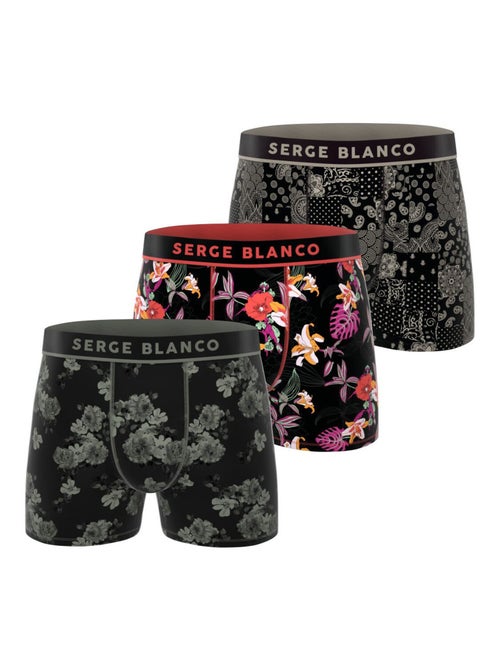 Lot de 3 boxers homme sublimation serge blanco - Kiabi