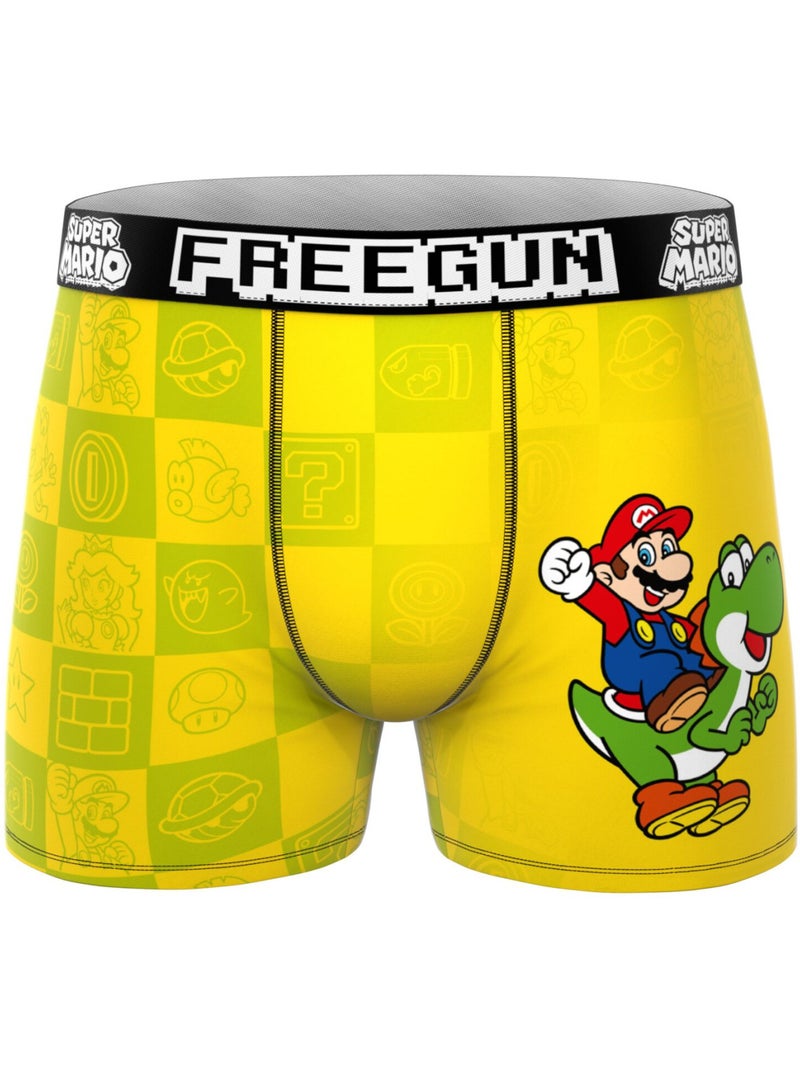 Lot de 3 boxers homme super mario bros freegun Rouge - Kiabi
