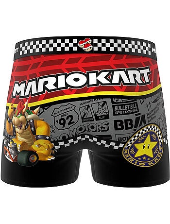 Lot de 3 boxers homme super mario kart freegun