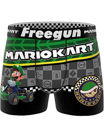 Lot de 3 boxers homme super mario kart freegun