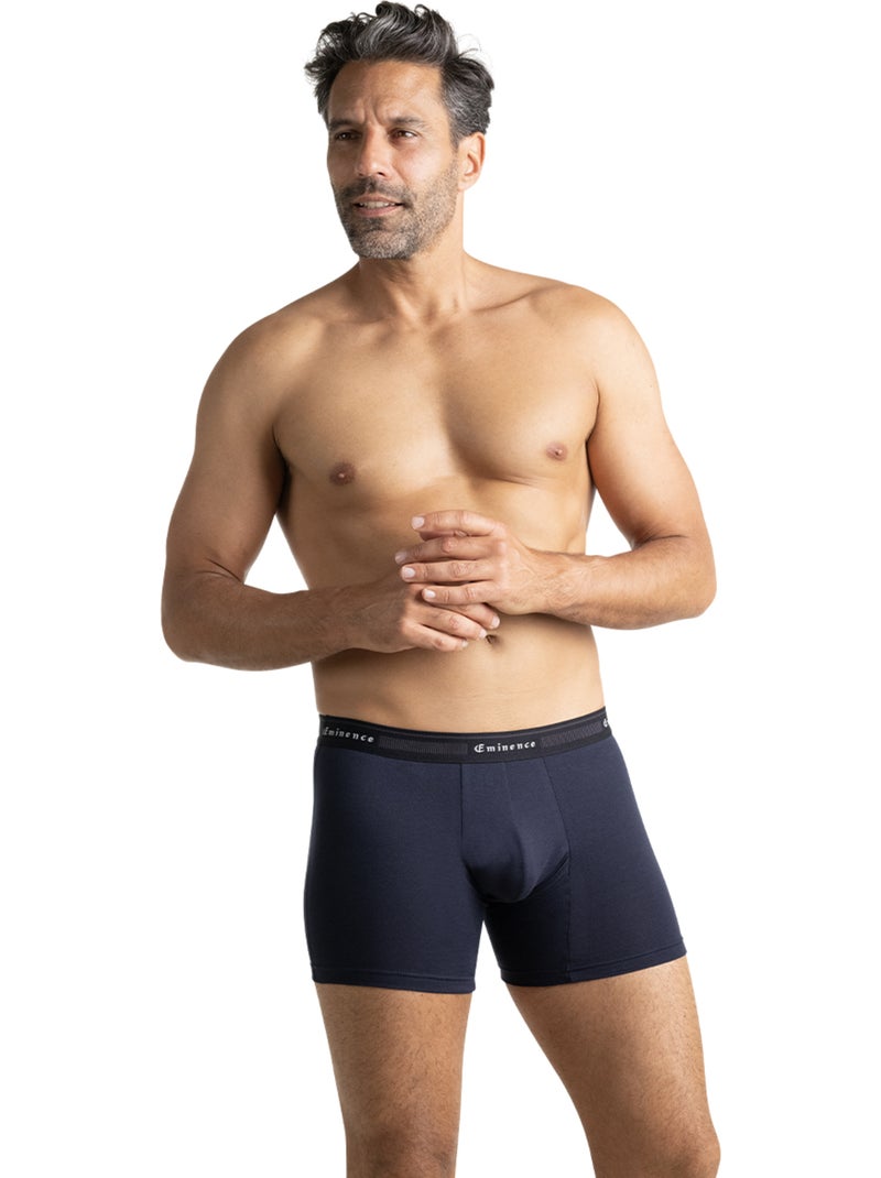 Lot de 3 boxers homme tailor eminence Bleu Vert Bleu - Kiabi