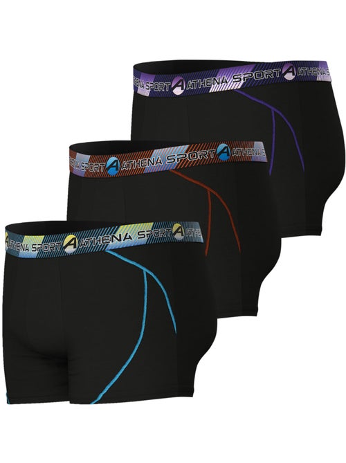 Lot de 3 boxers homme training dry athena - Kiabi Lot de 3 boxers homme training dry athena - Kiabi