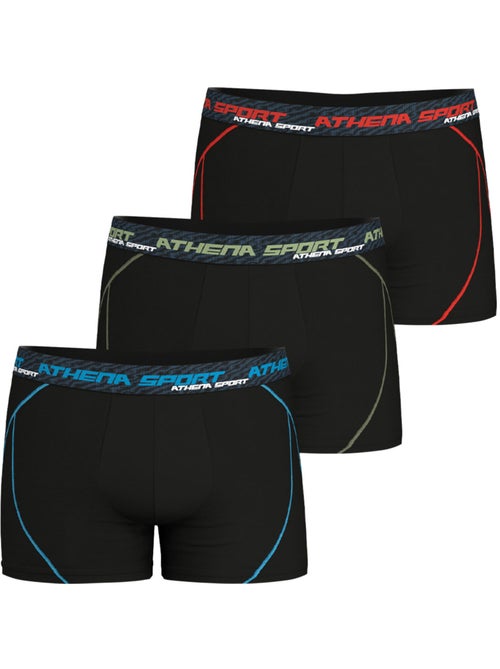Lot de 3 boxers homme training dry athena - Kiabi