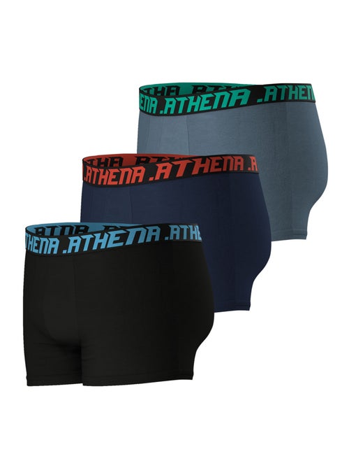 Lot de 3 boxers homme trio essentiel athena - Kiabi Lot de 3 boxers homme trio essentiel athena - Kiabi
