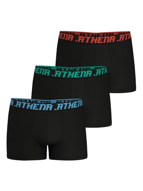 Lot de 3 boxers homme trio essentiel athena - Kiabi Lot de 3 boxers homme trio essentiel athena - Kiabi