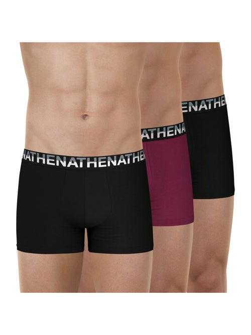 Lot de 3 boxers homme trio essentiel athena - Kiabi Lot de 3 boxers homme trio essentiel athena - Kiabi