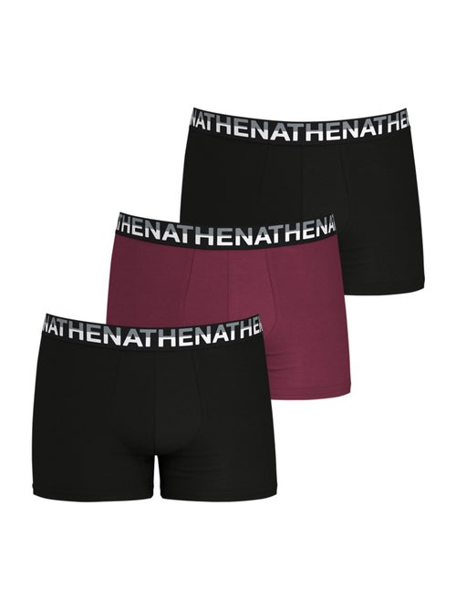 Lot de 3 boxers homme trio essentiel athena - Kiabi Lot de 3 boxers homme trio essentiel athena - Kiabi