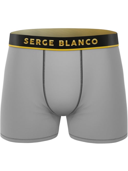 Lot de 3 boxers homme uni modèle davis serge blanco - Kiabi