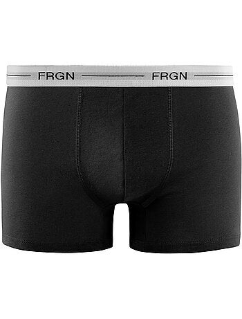 Lot de 3 boxers junior en coton colorés ceinture blanches frgn freegun