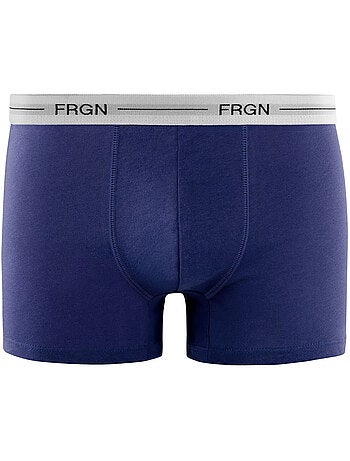 Lot de 3 boxers junior en coton colorés ceinture blanches frgn freegun