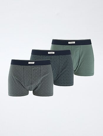 Lot de 3 boxers