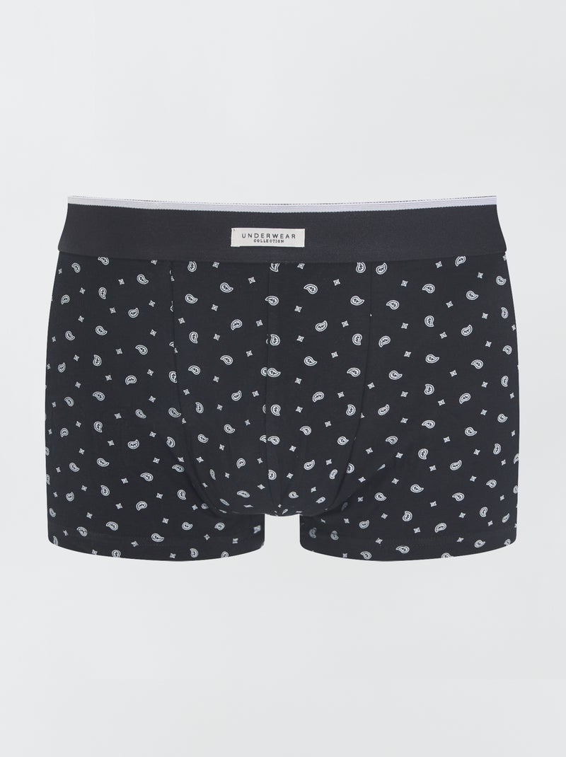 Lot de 3 boxers Noir - Kiabi