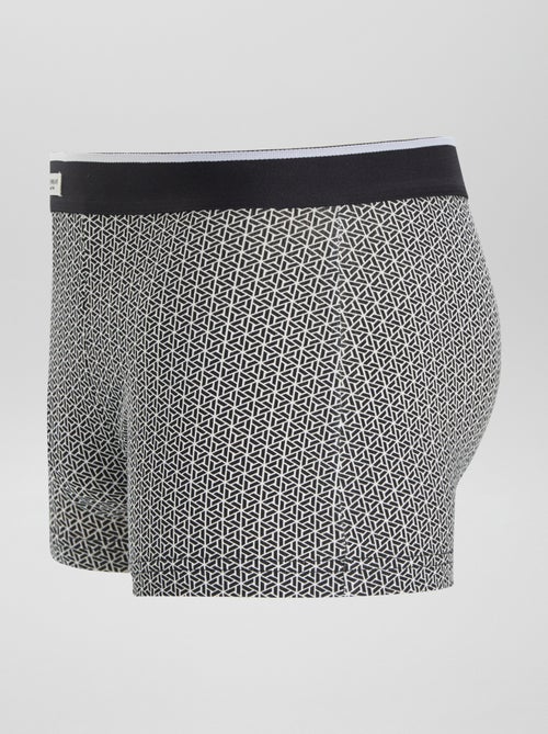 Lot de 3 boxers pour homme en maille fantaisie - Kiabi Lot de 3 boxers pour homme en maille fantaisie - Kiabi
