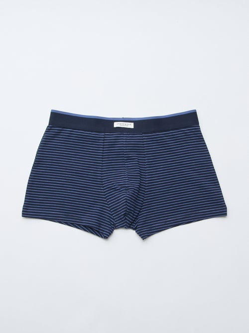 Lot de 3 boxers pour homme en maille fantaisie - Kiabi