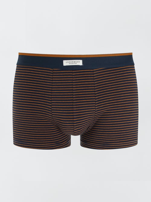 Lot de 3 boxers pour homme en maille fantaisie - Kiabi