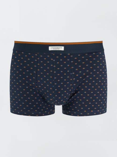 Lot de 3 boxers pour homme en maille fantaisie - Kiabi