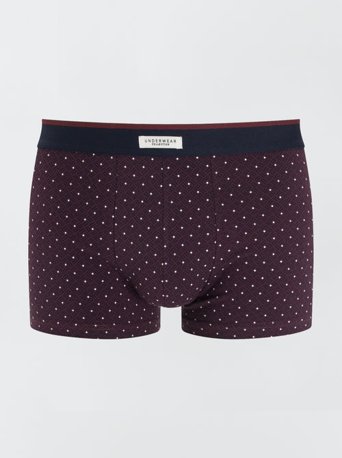 Lot de 3 boxers pour homme en maille fantaisie - Kiabi Lot de 3 boxers pour homme en maille fantaisie - Kiabi