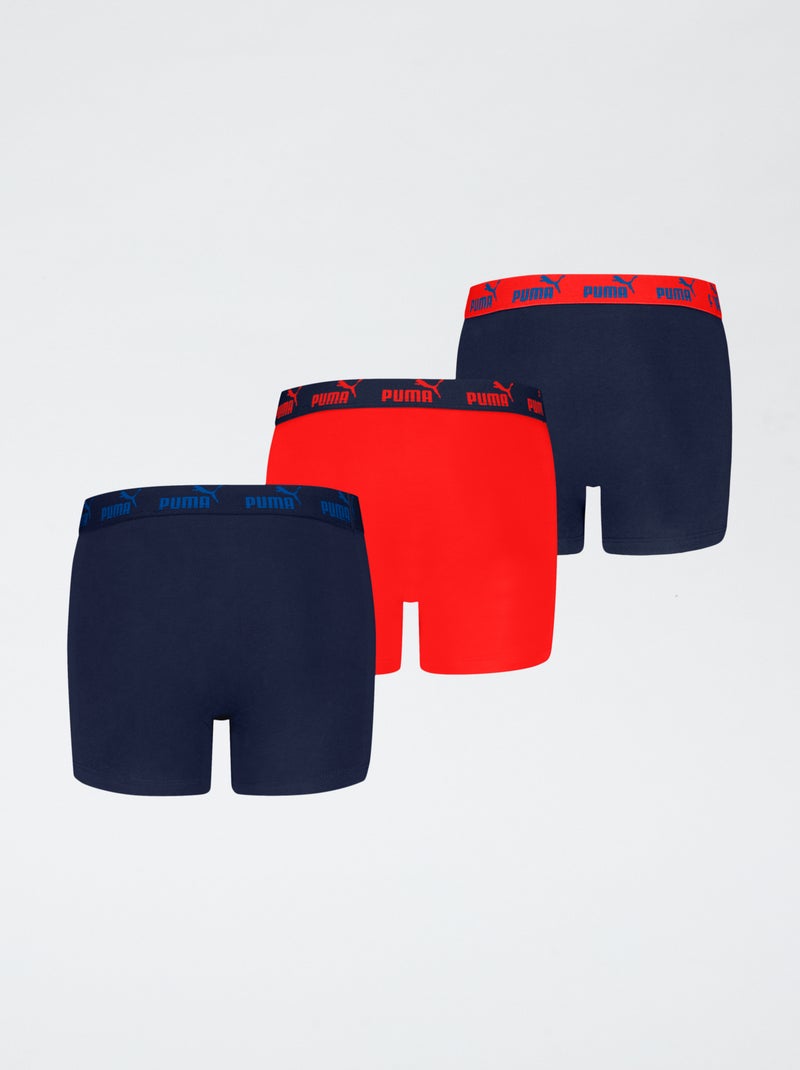 Lot de 3 boxers 'Puma' Bleu - Kiabi