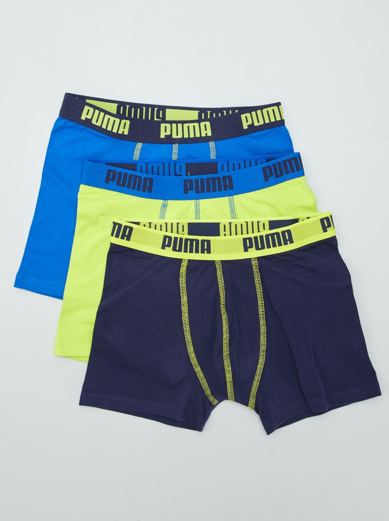 Lot de 3 boxers 'Puma' Bleu foncé - Kiabi