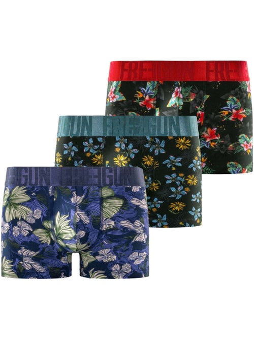 Lot de 3 boxers signature liberty freegun - Kiabi