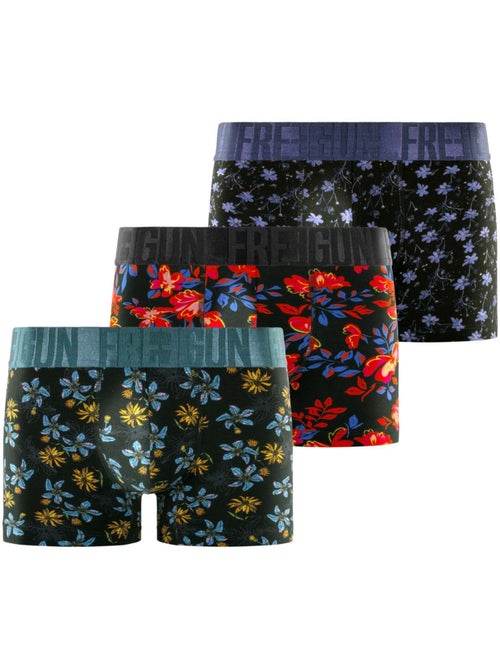 Lot de 3 boxers signature liberty freegun - Kiabi Lot de 3 boxers signature liberty freegun - Kiabi